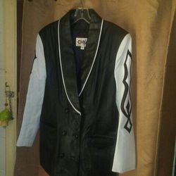 Chia Leather Jacket. Like New