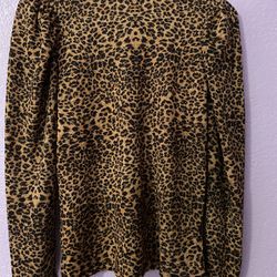 Leopard Blouse Medium