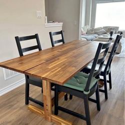 NACKANÄS Acacia Wood IKEA Dining Table