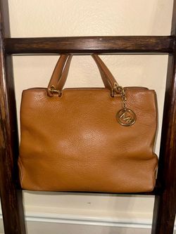 Michael Kors Brown Leather Tote Bag