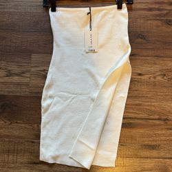 Stretchy Pencil Skirt With Slit Size S
