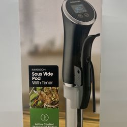 Gourmia Immersion Sous Vide Pod With Timer