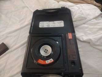 Ozark trail camp stove with frying flat top
