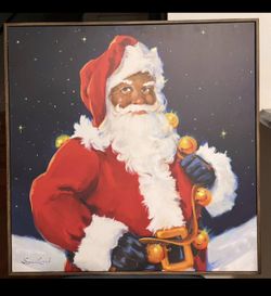African American Santa Picture 