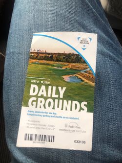BYRON NELSON GOLF TOURNAMENT Ticket
