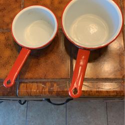 Pots 5 1/2 And 4 1/2 Inch
