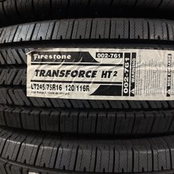 LT245/75/16 Firestone Transforce Tires