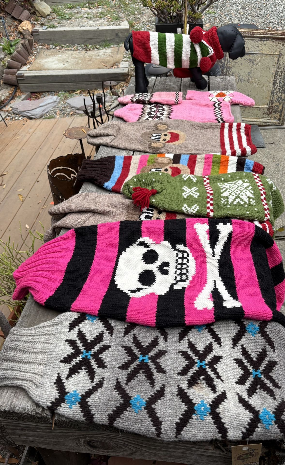 Chilly Dog Organic Wool Sweaters Closeout