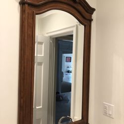 Mirror wood frame 28x52