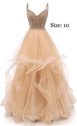 Dress / Dresses/ Champagne Dress/ Vestidos