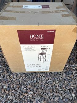 Two bar stools new in box