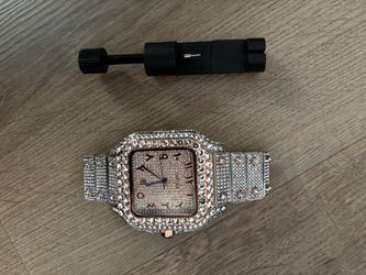 Brand new iced out Cartier with no box