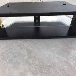 TV Stand. Glass Shelve. Fits 60” - 70” TV