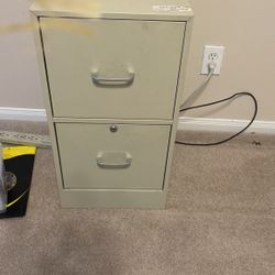 Steel Filing Cabinet - 2 Drawers