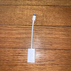 ** OPEN TO OFFERS ** Apple Lightening bolt to USB camera adapter