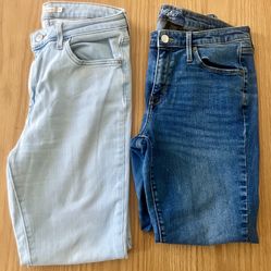 2 Pairs Women’s Denim Jeans 