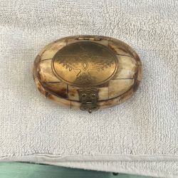 Oval Trinket Box 4- 2 1/2 Inches 