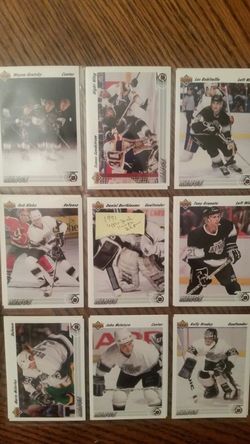 LA KINGS CARDS 1991 upper deck
