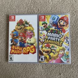 Brand NEW Sealed Nintendo Switch Games Mario RPG/Mario Party Jamboree 
