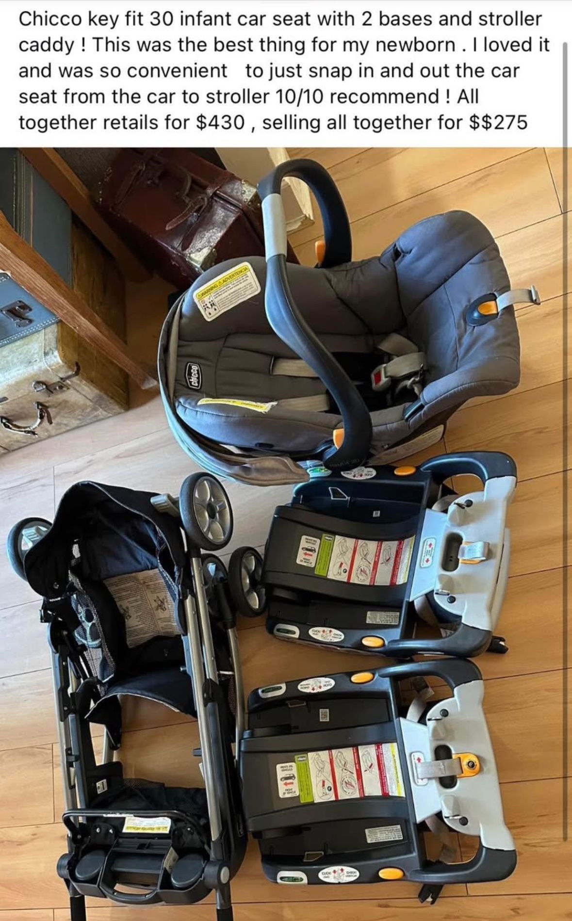 Infant Car seat Combo 
