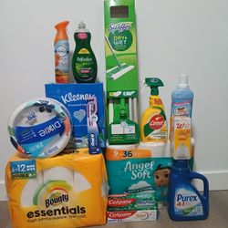 Swifer,purex,suavitel,palmolive