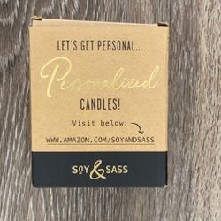 Soy & Sass Candle 