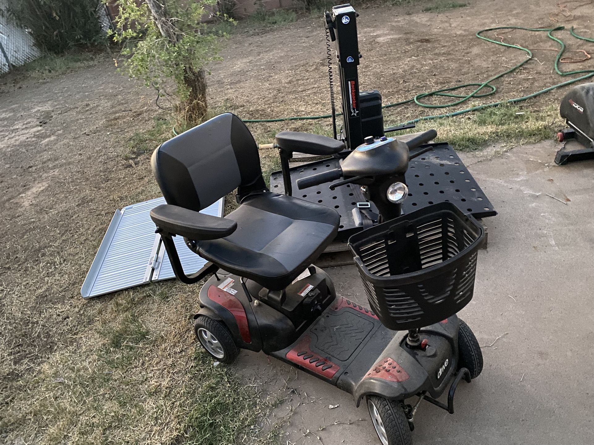 Scooter + Ramp + Wheelchair Scooter Lifts