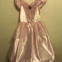 Pink Princess Dress With Hoop Skirt