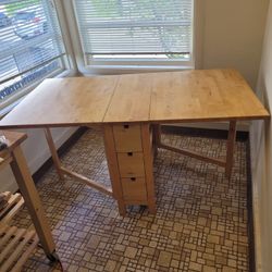 Kitchen Table And Chairs-Solid Wood