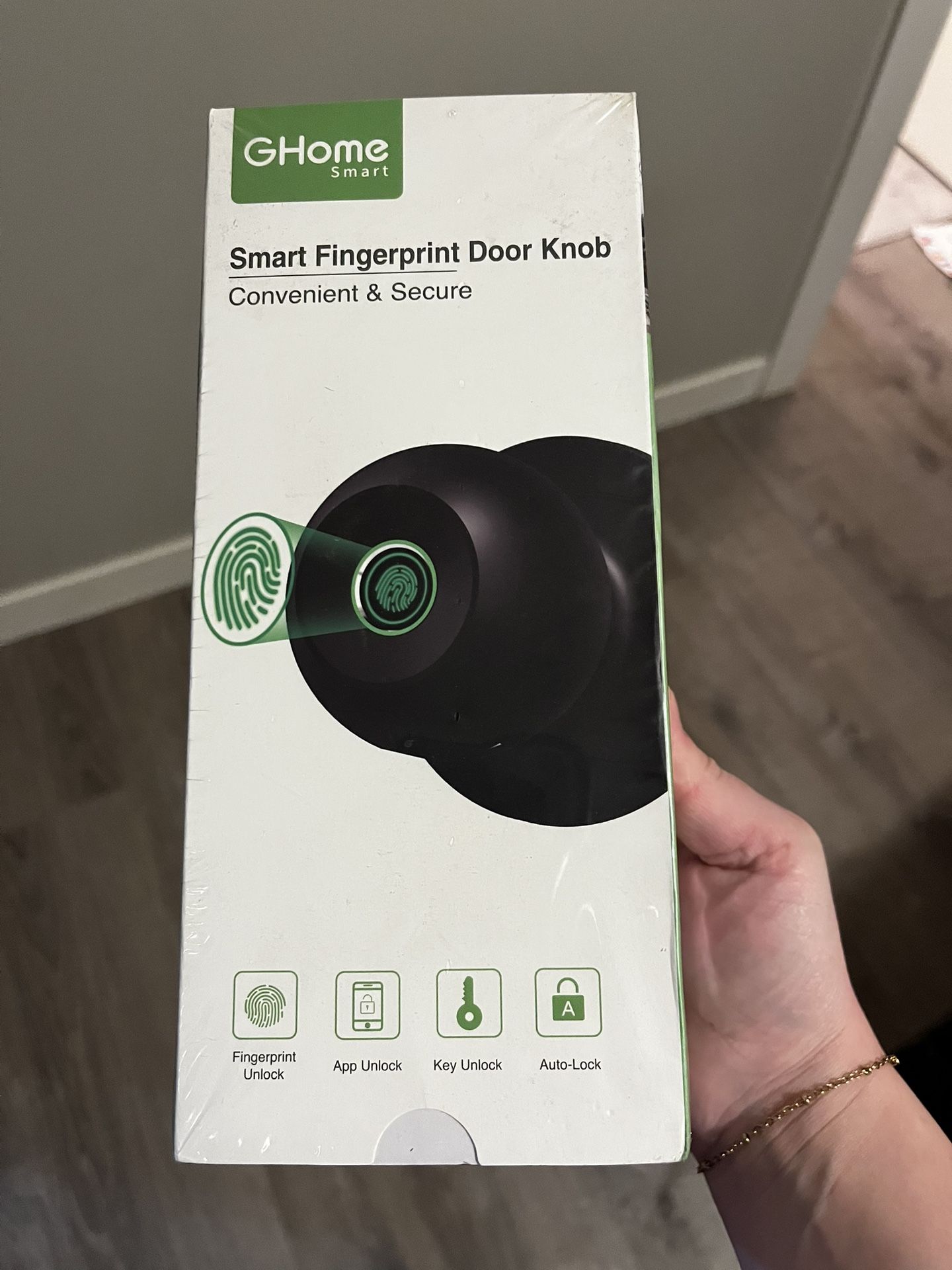 Smart Fingerprint Door Knob