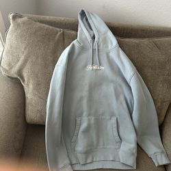 Hollister Light Blue Hoodie Medium 