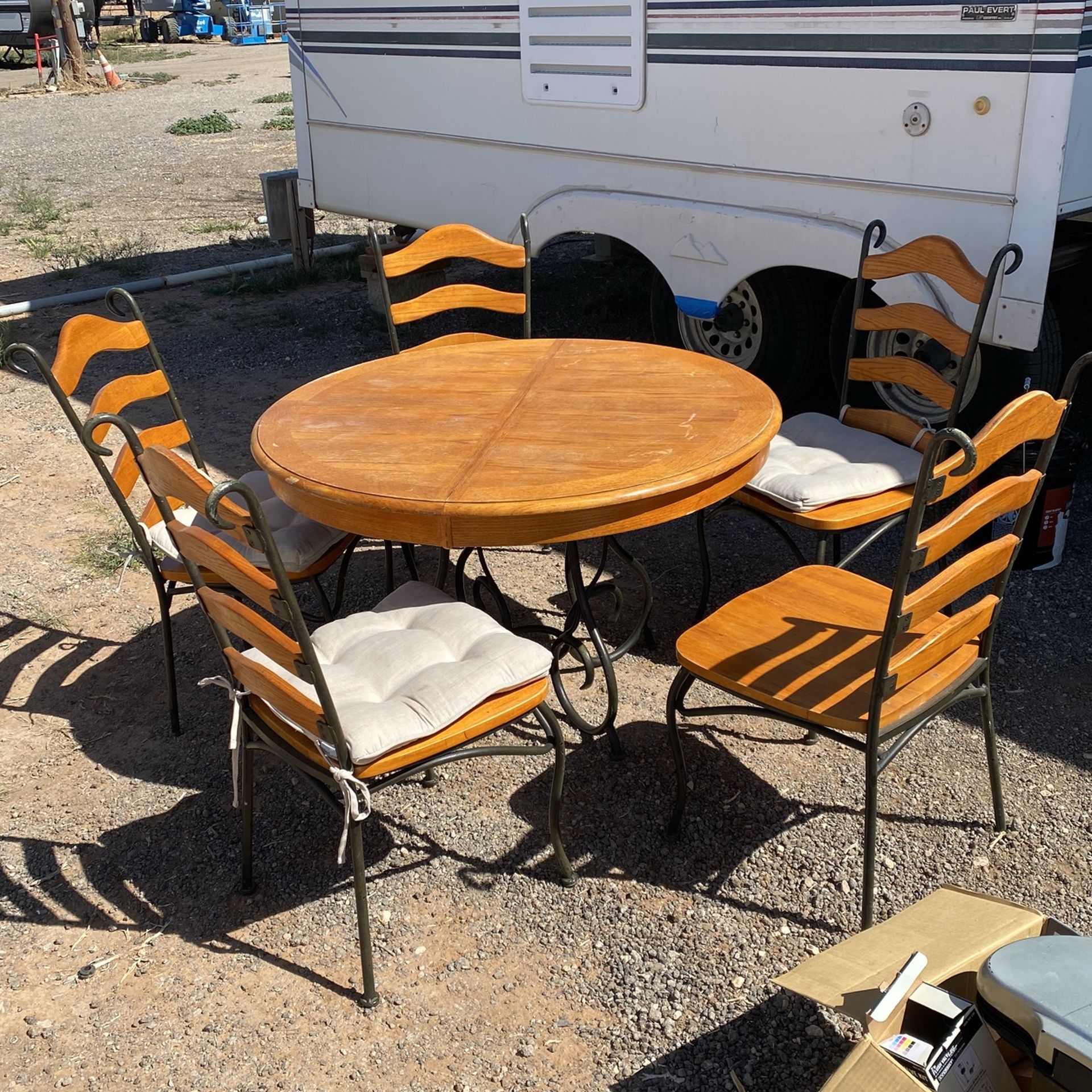 Table 5 chairs