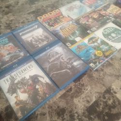 Blue Ray Dvds And Computer Game All For $25