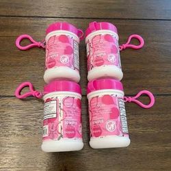 4 Biopure Anti-bacterial Travel Size Hand Wipes Keychain ~Jasmine & Dragonfruit