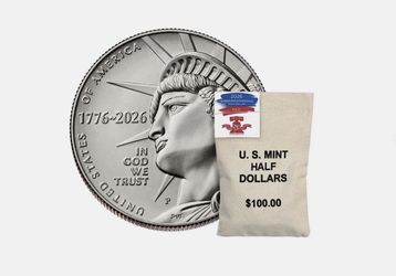 2026 Liberty Half Dollars Mint Bag. Uncirculated.