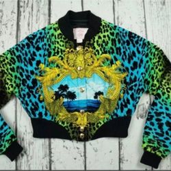 Versace For H&M Bomber Jacket. Size 8