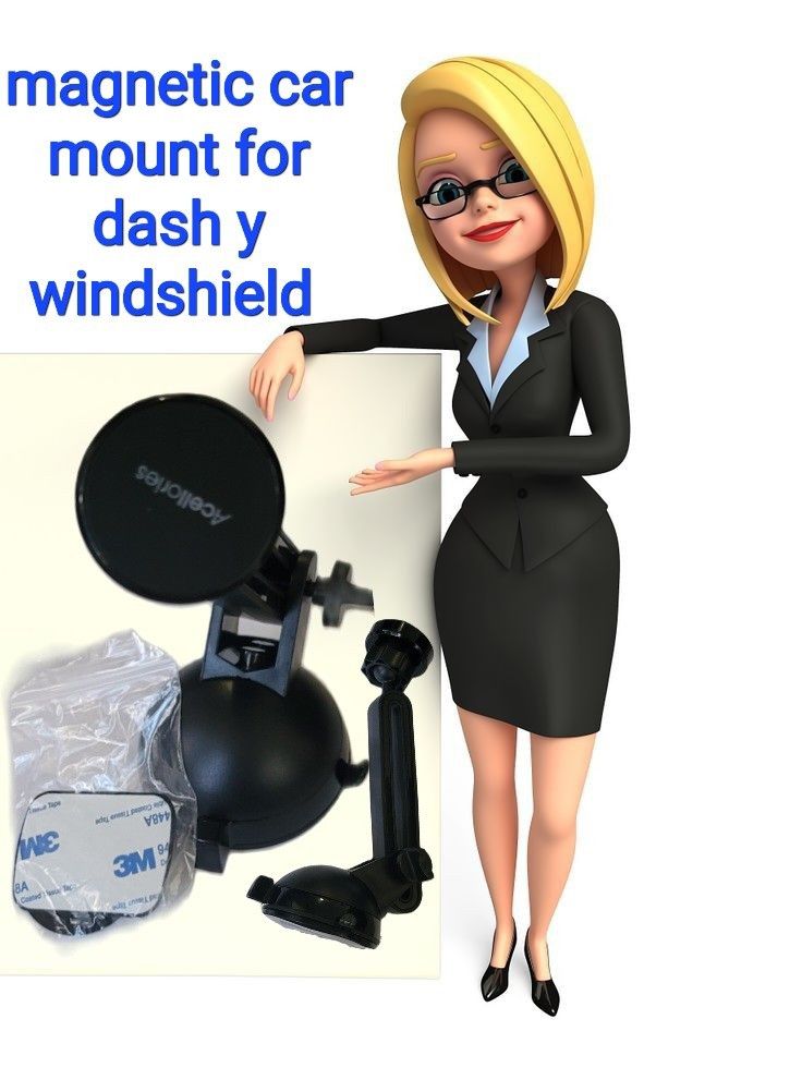 soporte magnético para automóvil para tablero junto al parabrisas