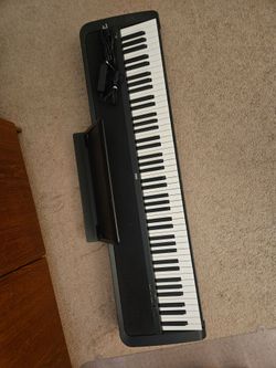 Korg B1 digital piano keyboard cables and sheet stand included