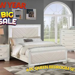 4 Pc Queen Bedroom Set 