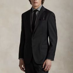 Ralph Lauren Mens Suit Coat Size 44 Rg 100% Wool