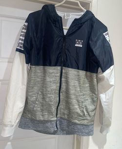 PINK Victoria's Secret Color Block Zip-Up Hoodie