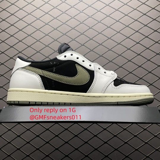 Travis Scott x Air Jordan 1 Low Olive