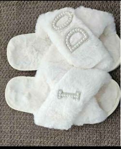 I Do wedding slippers