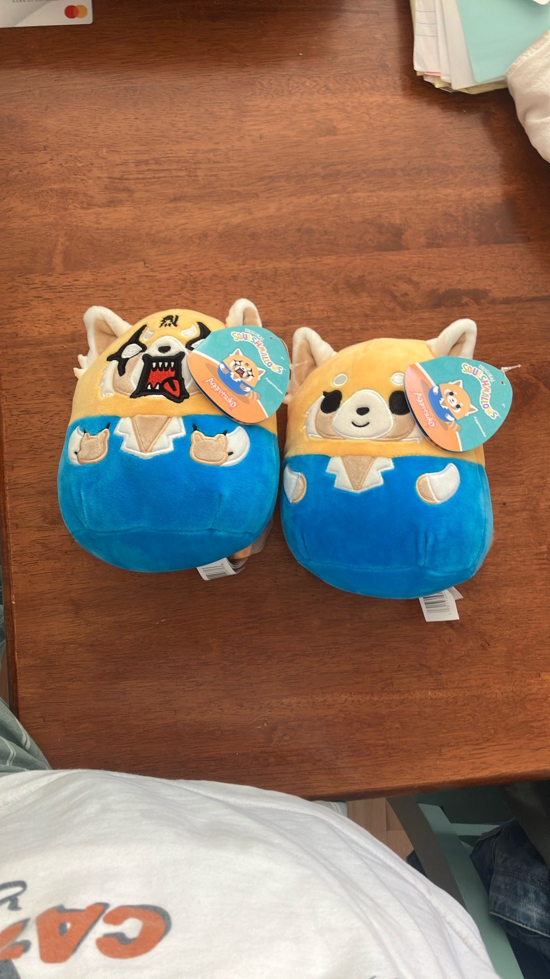 2 Sanrio Squishmallow Aggretsuko Plush Toys