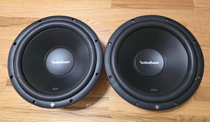 Pair of Rockford Fosgate Prime R2 12" Subwoofers Car Audio Speakers BlackPair of Rockford Fosgate Prime R2 12" Subwoofers Car Audio Speakers Black