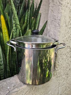 Stock pot/steamer, 16 qt. "Denmark"