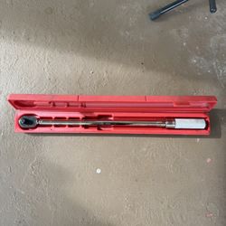 1/2 Inch Snap On Torque Wrench 