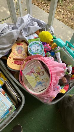 Toys and books for girls