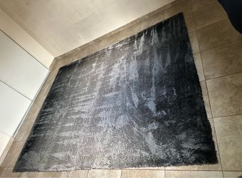 Feizy Indochine 4551F Grey Area Rug 7'6" x 9'6"