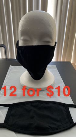 Face mask for 12 for $10